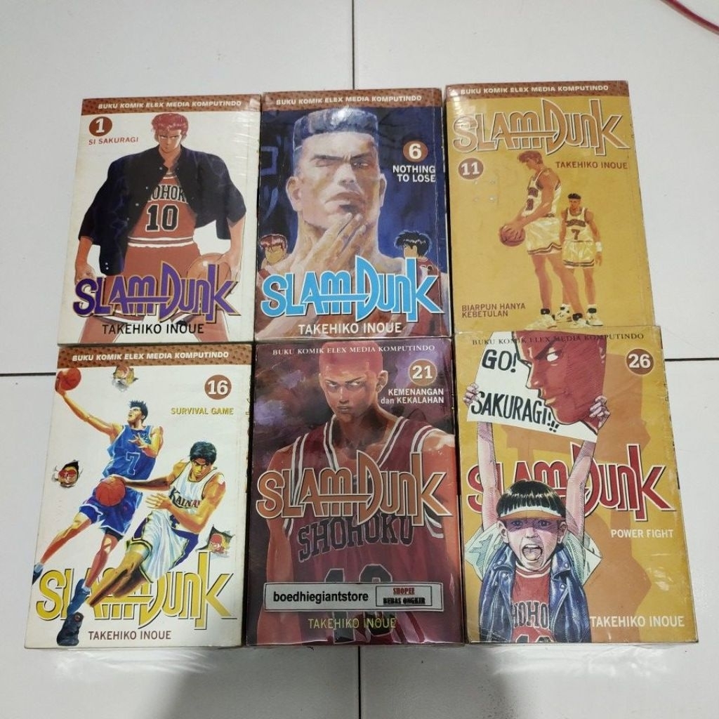 Komik Slam Dunk 1-31 tamat, TS