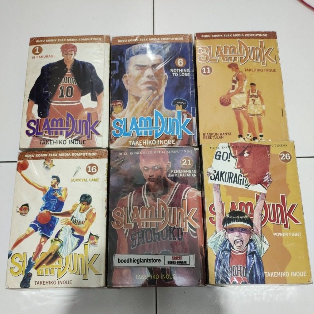 Komik Slam Dunk 1-31 tamat (2), TS