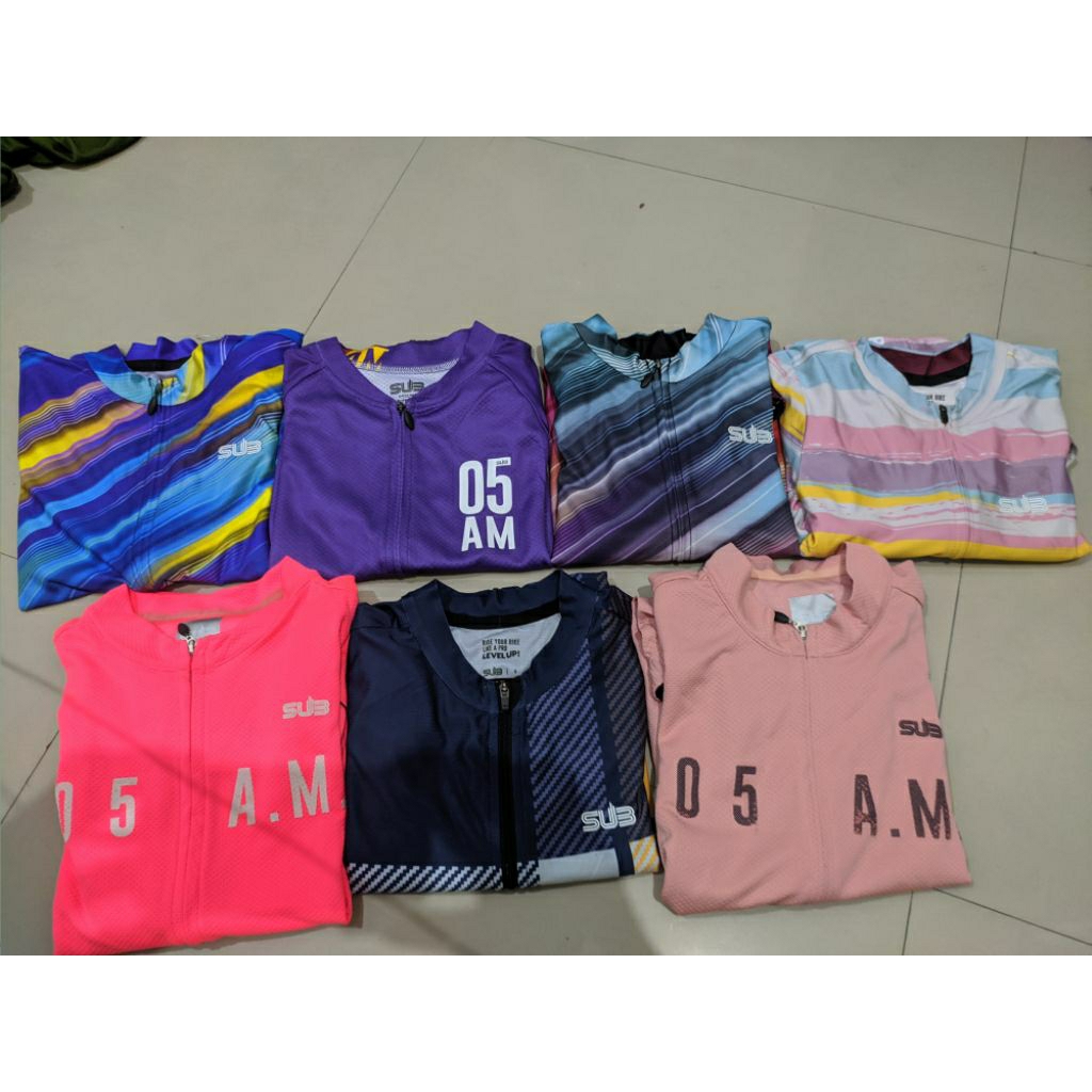 Jersey sepeda sub original size S murah