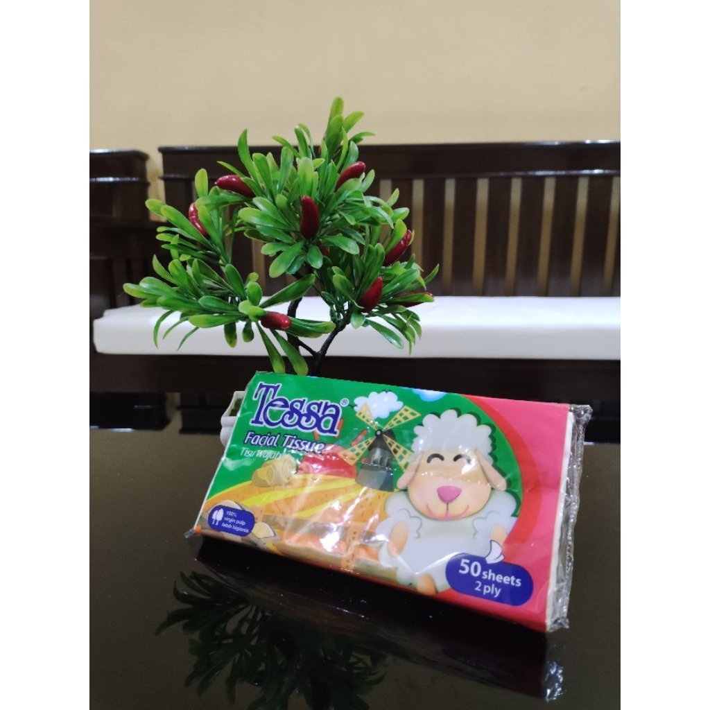 HEMAT, 10 PCS Tissu Trevel Tessa 50 Sheets gambar Random