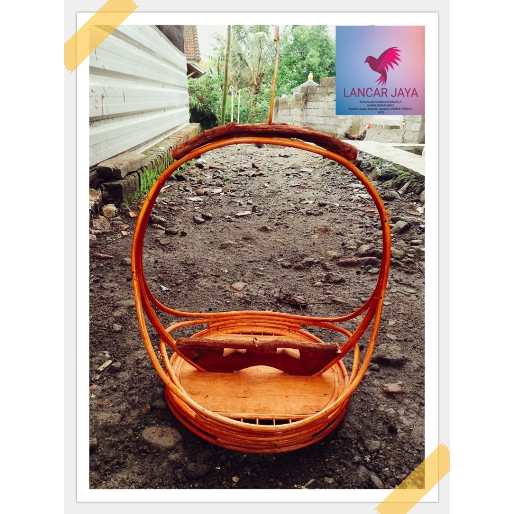 SANGKAR LAYANG PERKUTUT FULL PLITUR