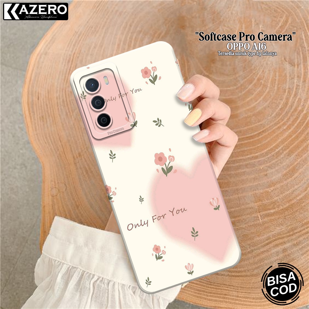 Softcase Hp OPPO A16 Terbaru Fashion Case Aesthetic Case OPPO A16 Silikon Pro Camera Casing OPPO A16