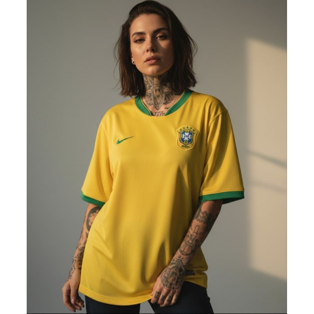 Jersey original brazil home 2006 S
