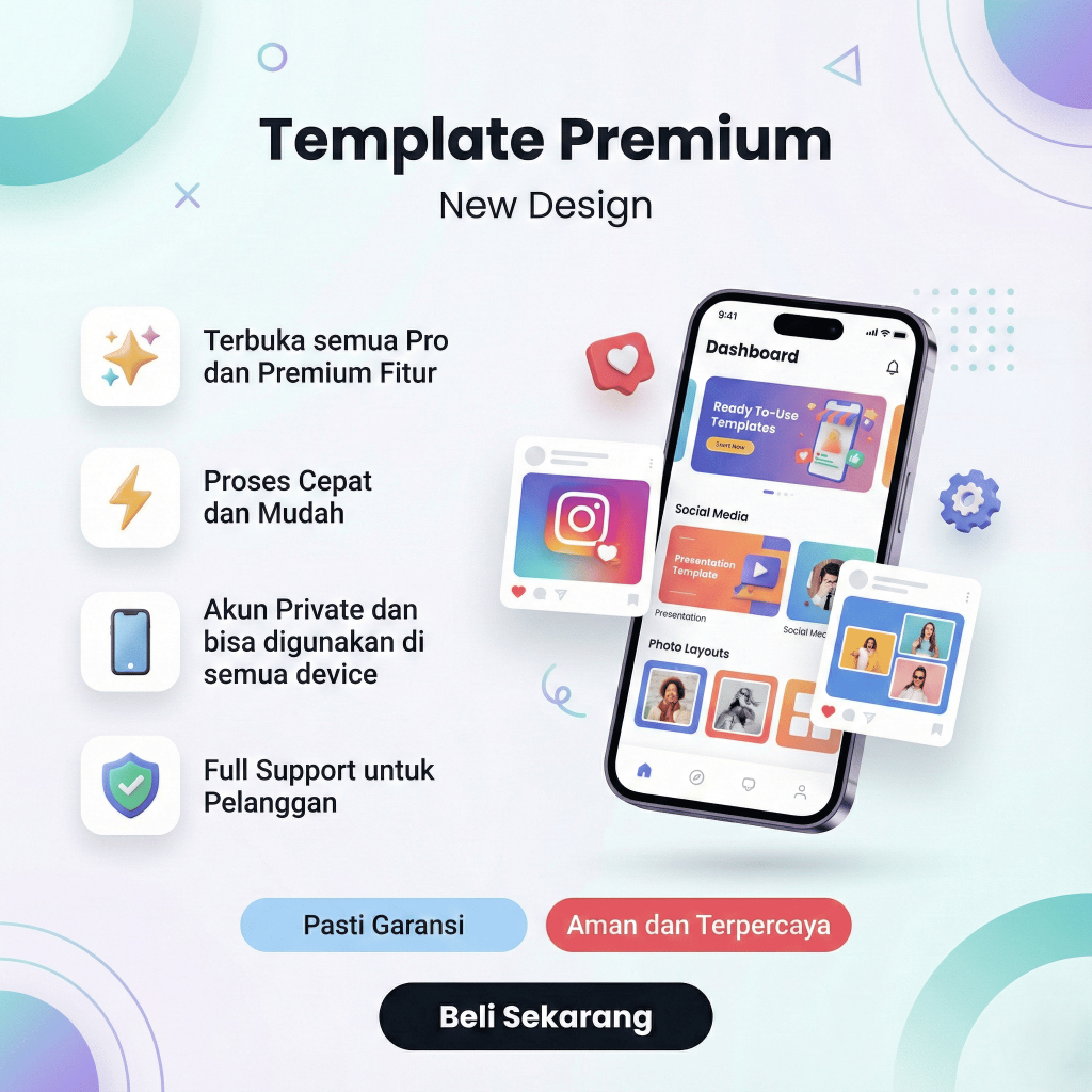 80.000+ Template Eksklusif Canva Pro |  Canva Premium All Access Tanpa Ribet