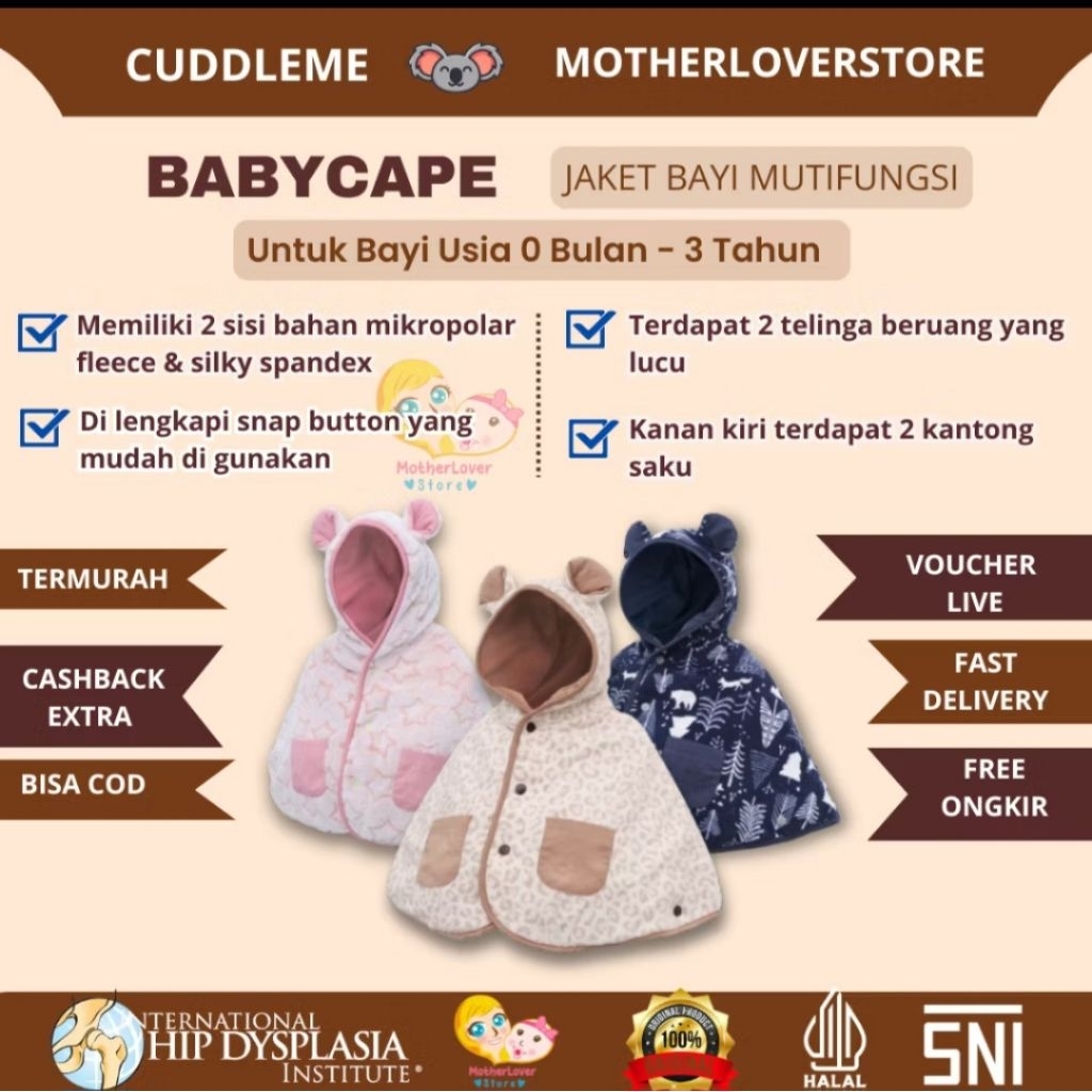 baby cape cuddle me preloved