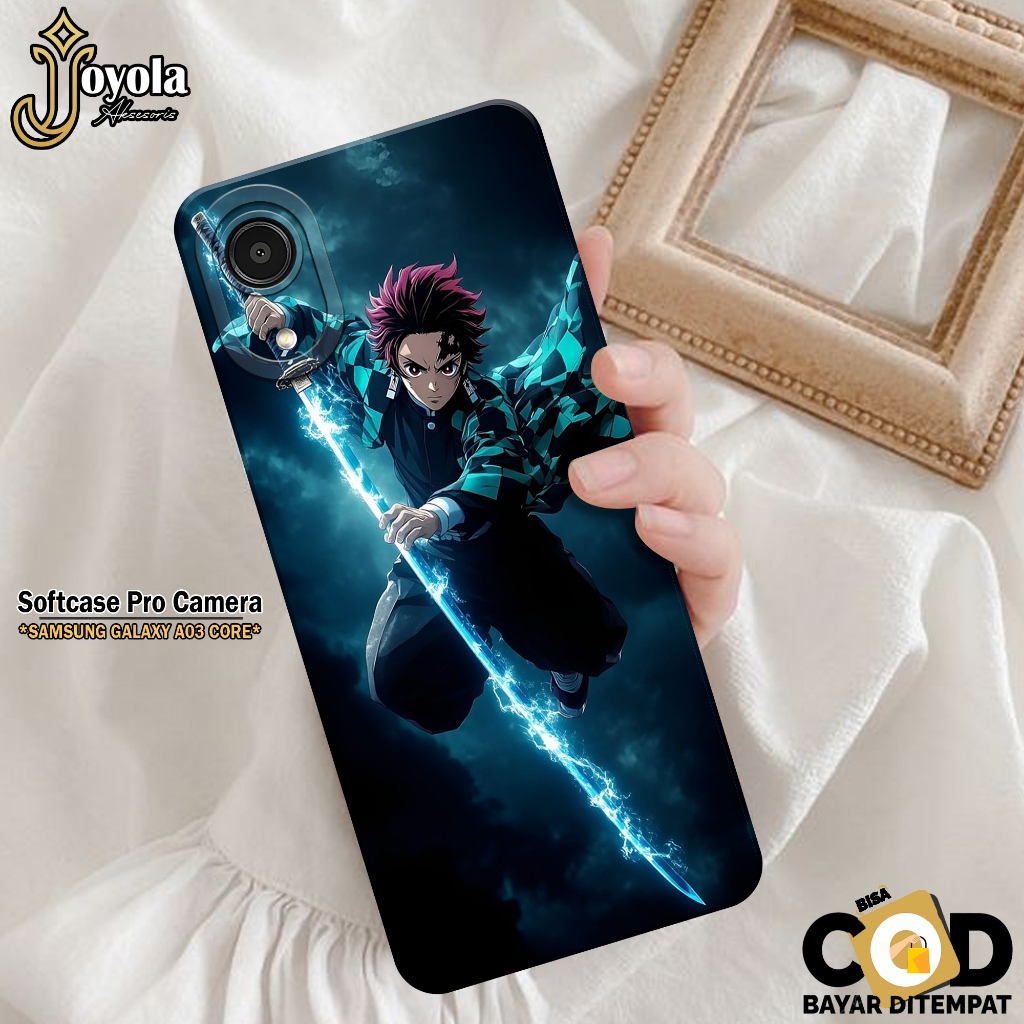 JOYOLA Case Hp Samsung Galaxy A03 Core - Pro Camera - Fashion Case Anime - Softcase Samsung Galaxy A