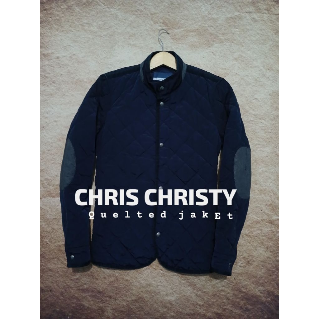 jaket pria quelted chris christy original bekas pakai