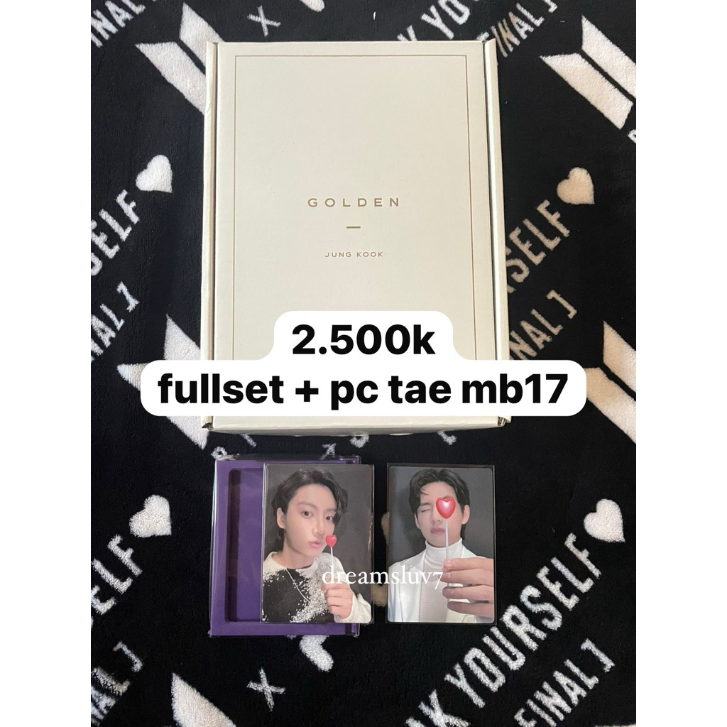 (READY) BTS MERCH BOX 18 GOLDEN JUNGKOOK FULLSET