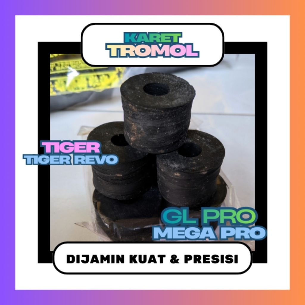 Karet Tromol Tiger Megapro TigerRevo Napgir Bahan Kuat Dan Awet Nap Gear