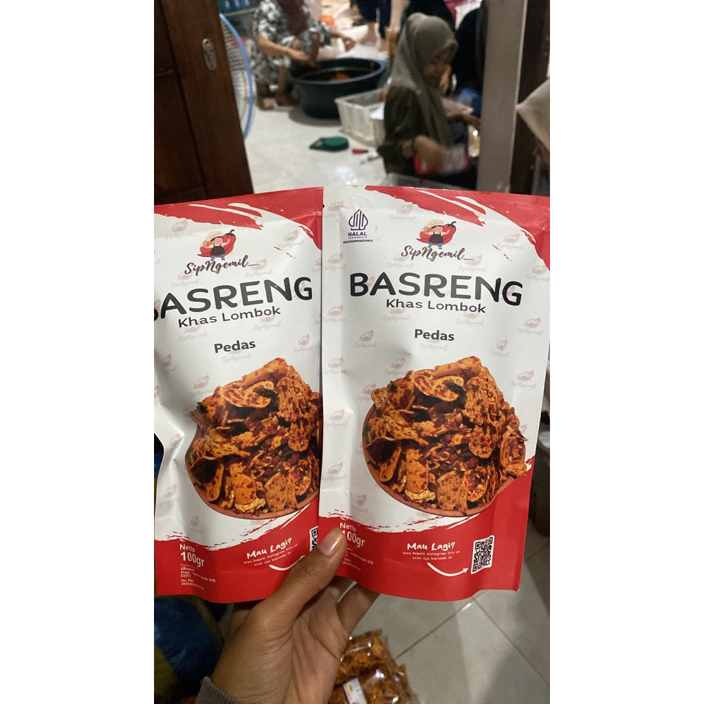 Basreng sip ngemil kemasan cantik