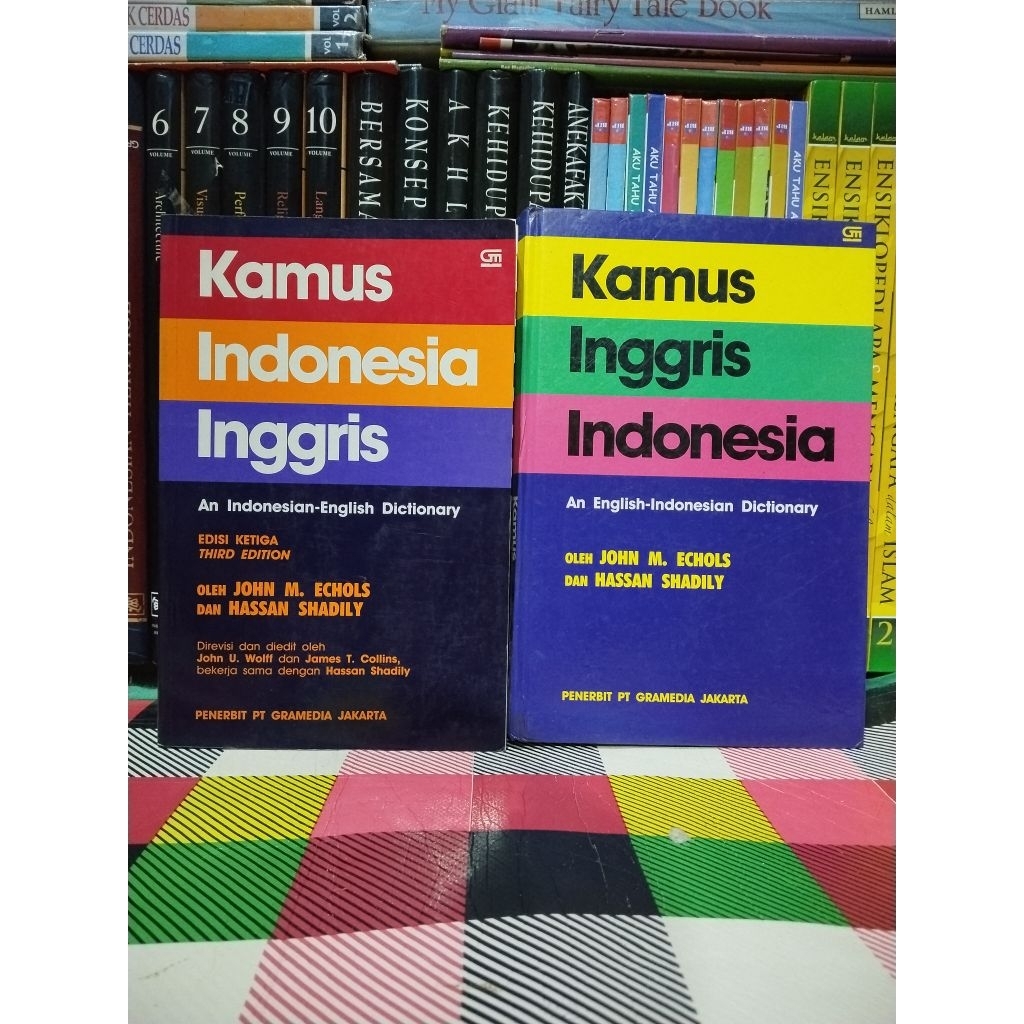 KAMUS INGGRIS INDONESIA INDONESIA INGGRIS JOHN M ECHOLS