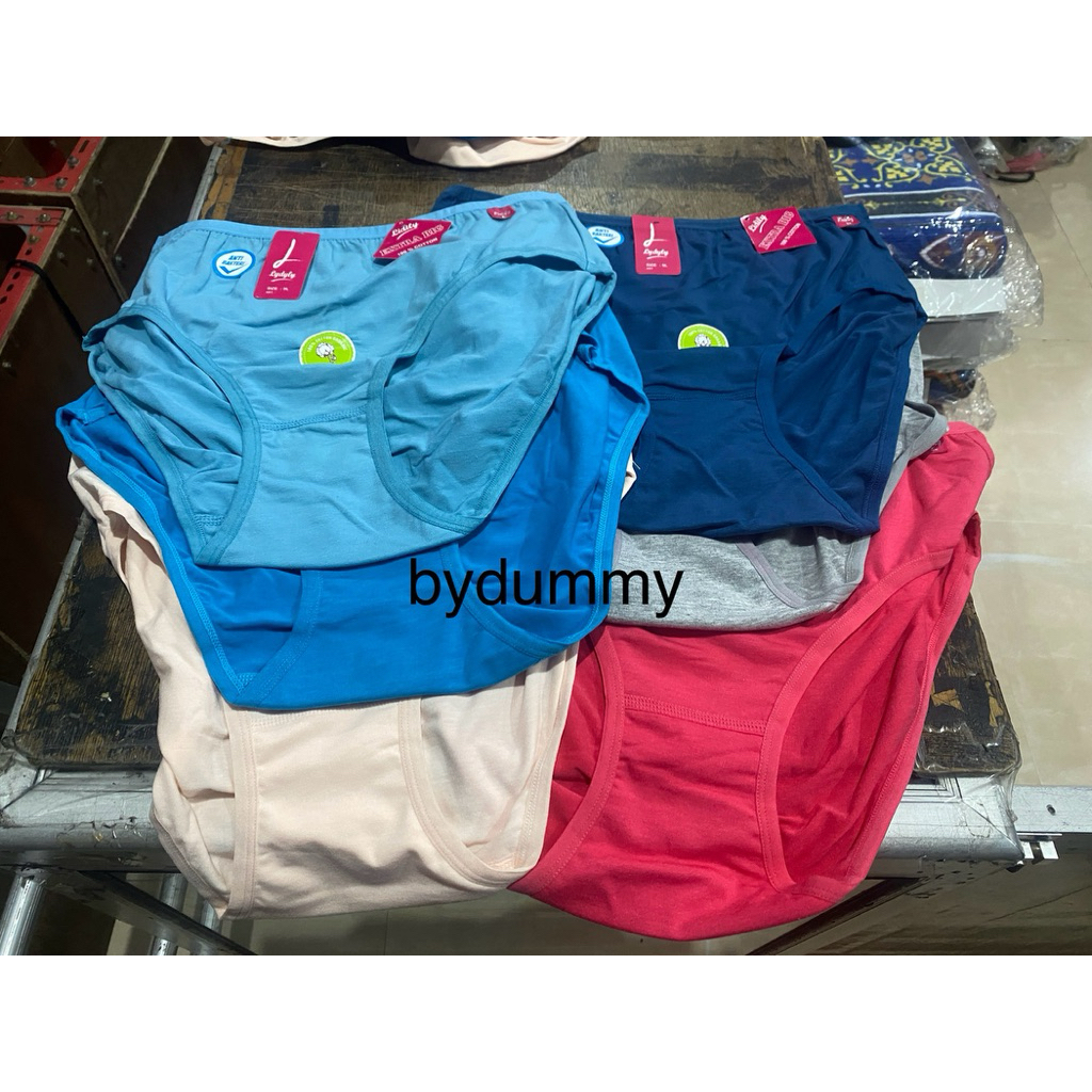 6 pcs celana dalam lydyly 5L super jumbo super premium katun anti bakteri