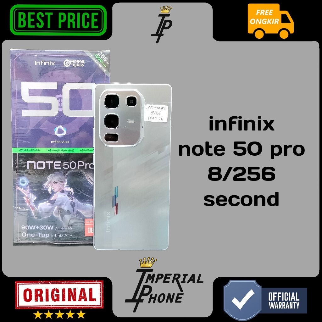 infinix note 50 pro 8/256 second