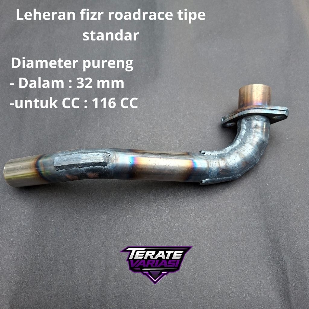 Leheran knalpot cacing FizR road race diameter 32 mm untuk cc 116 tipe standar