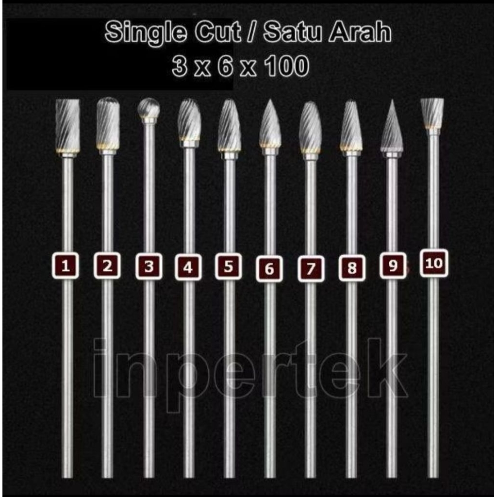 Cuner Panjang Tuner Panjang Tuner Porting Mata Gerinda Bor Cuner SEARAH - 8