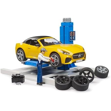 Bruder 62112 bworld Car Service Center and Bruder Roadster