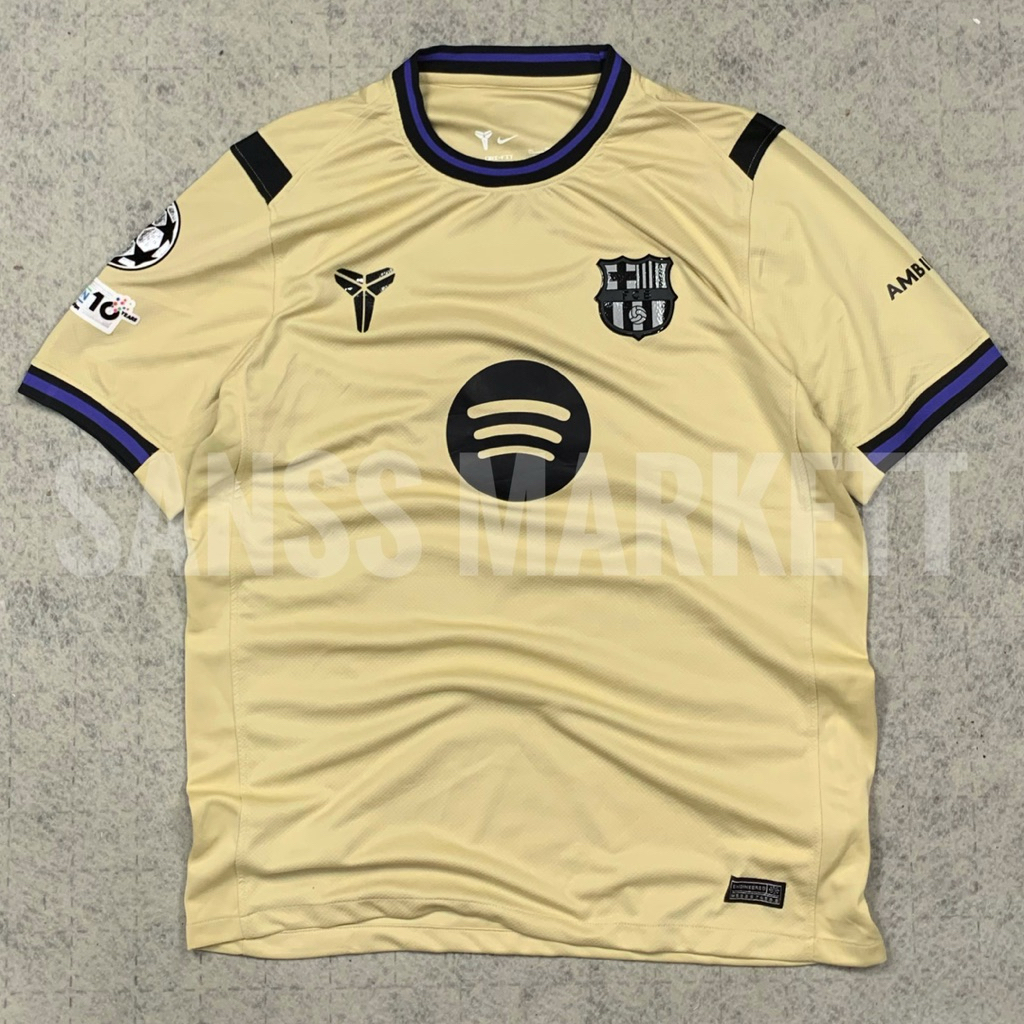 JERSEY NAIKI KOBE BRYAN X FC BARCELONA UCL AWAY 2025/26 | JERSEY FC BARCELONA | JERSEY NAIKI BARCA |
