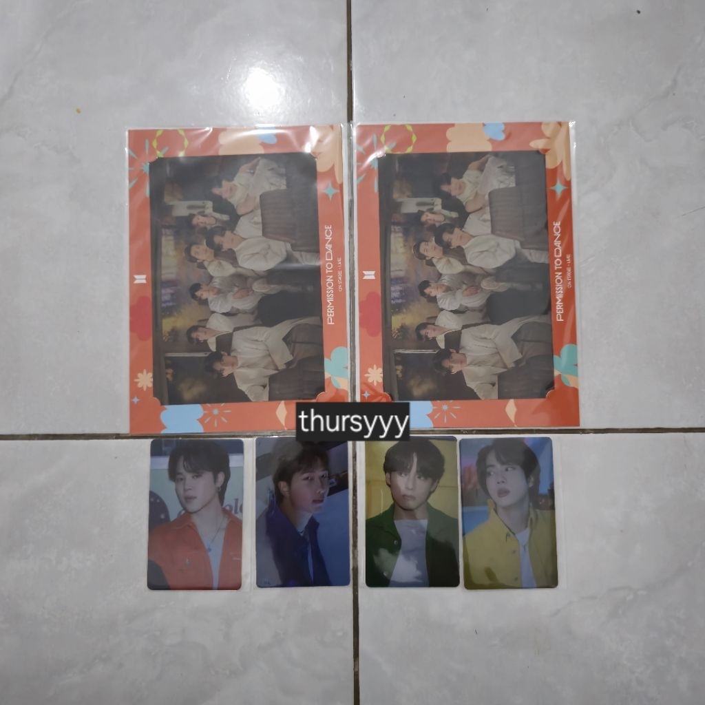 JUAL PHOTOCARD POB PTD WEVERSE JAPAN RM SEOKJIN JIMIN TAEHYUNG