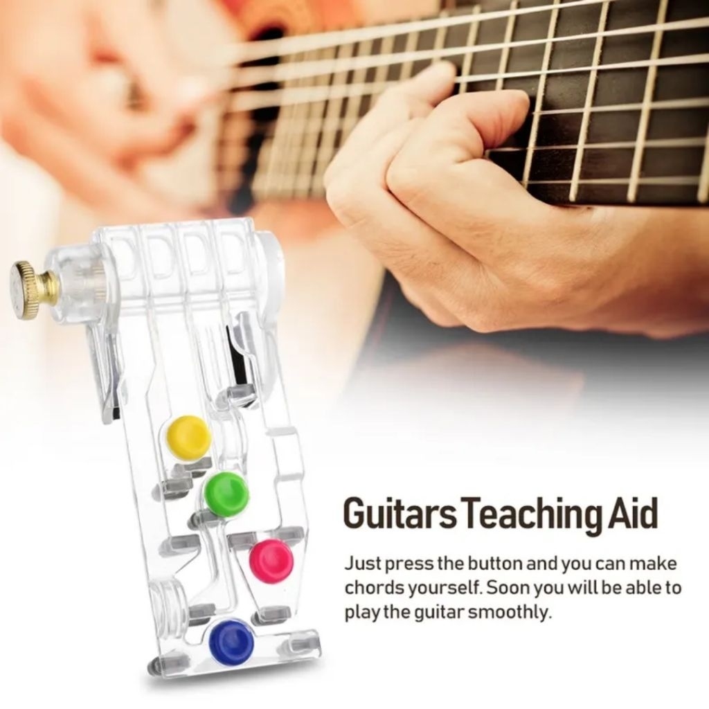 READY STOCK Gitar Auxiliary Artifact Guitar Teaching Alat Pengajaran Chord/ Classic Chord Buddy Alat