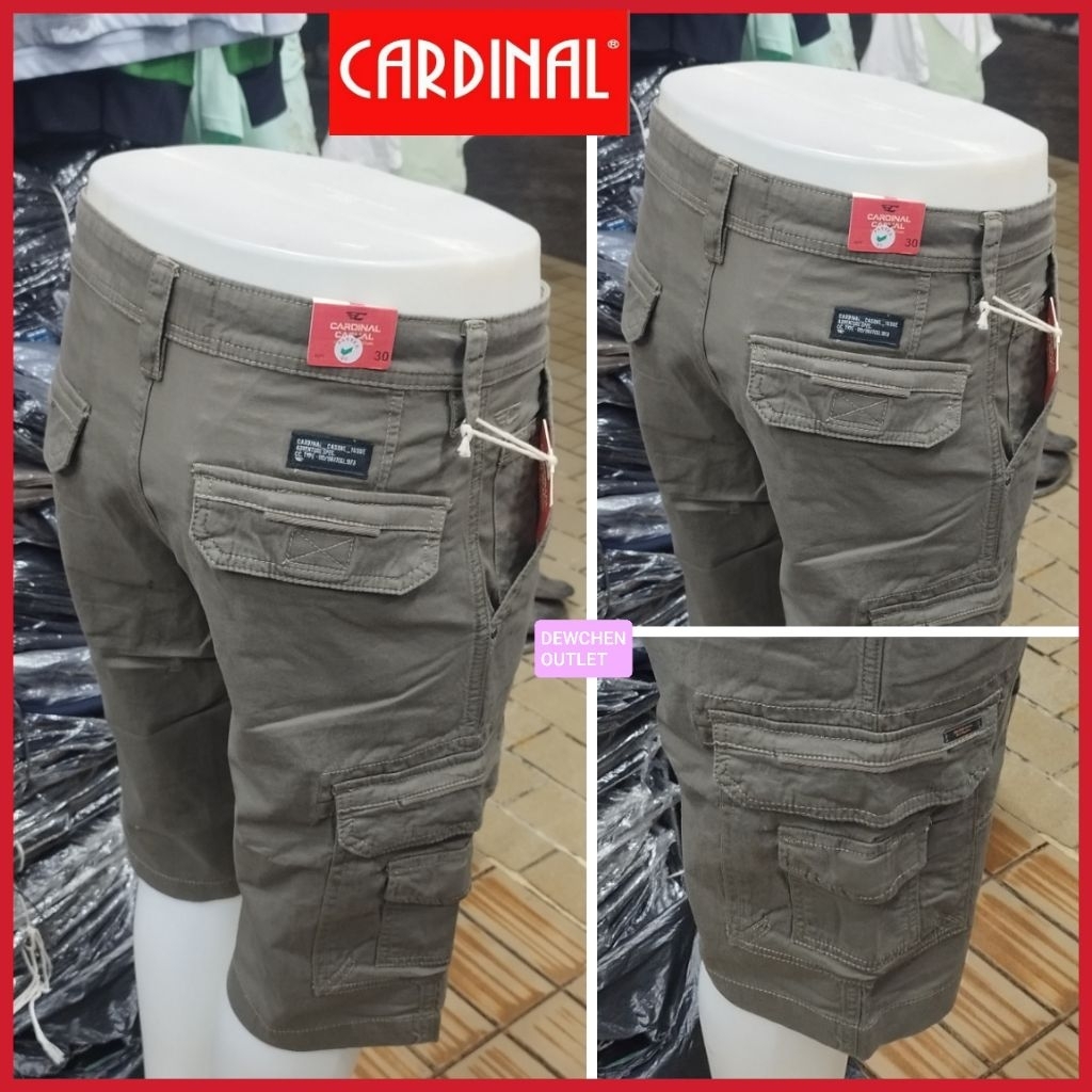 CELANA PENDEK CARDINAL CARGO pria / celana pendek CARGO cardinal original / celana cargo pria