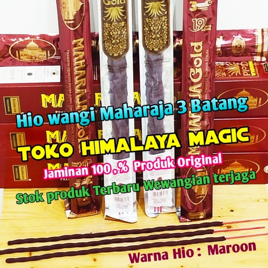 Hio Maharaja Gold 3 Batang Maroon