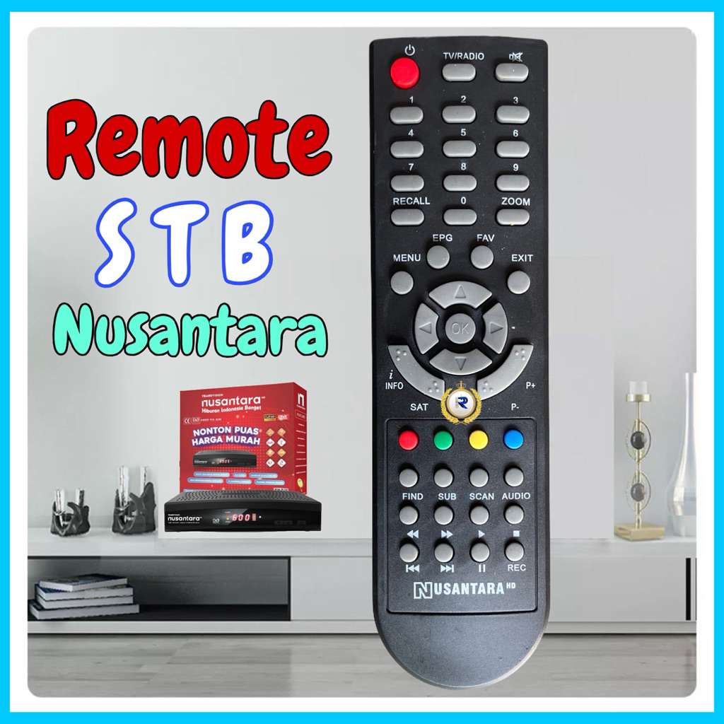 REMOT REMOTE NUSANTARA / SET TOP BOX DVB T2 TANAKA BODY PLASTIK