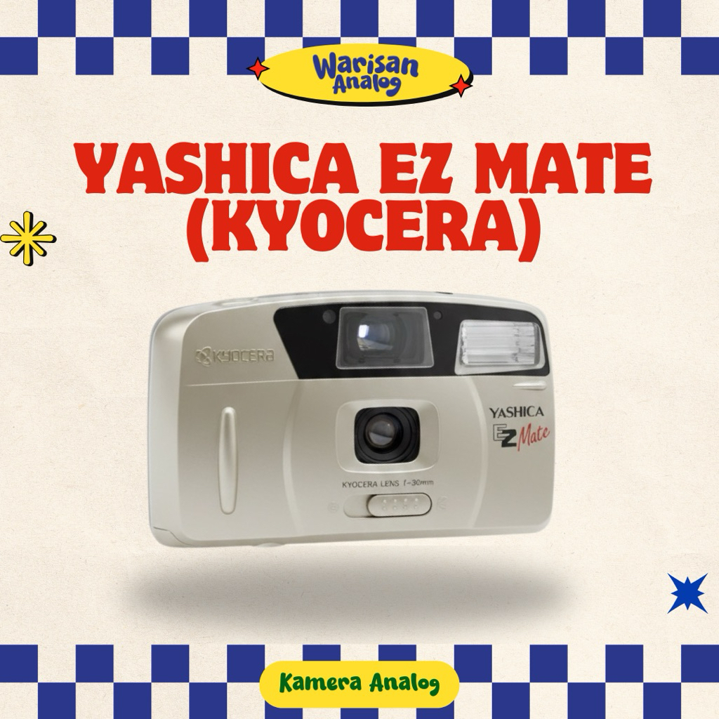 KAMERA ANALOG YASHICA EZ-VIEW | REUSABLE CAMERA FILM 35MM | KAMERA FILM