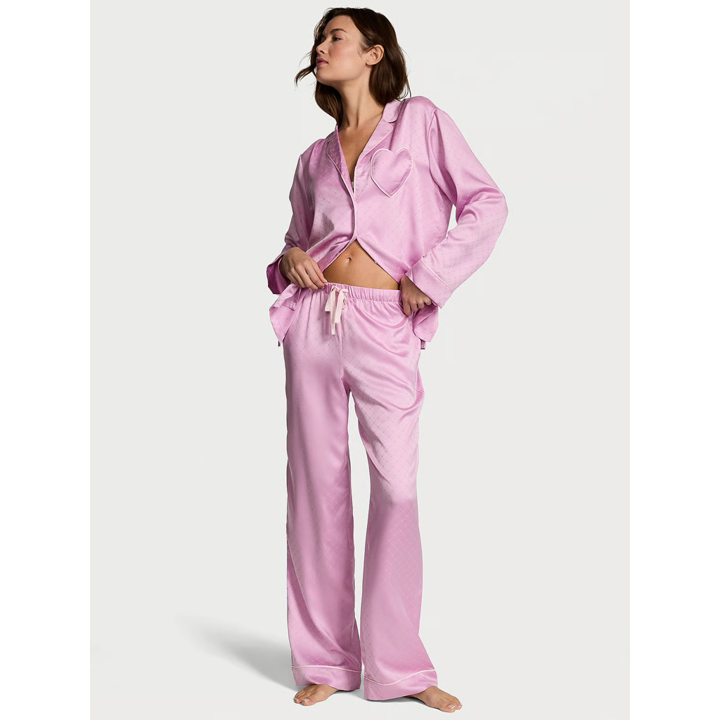 Victoria’s Secret Long Satin Pajamas Set