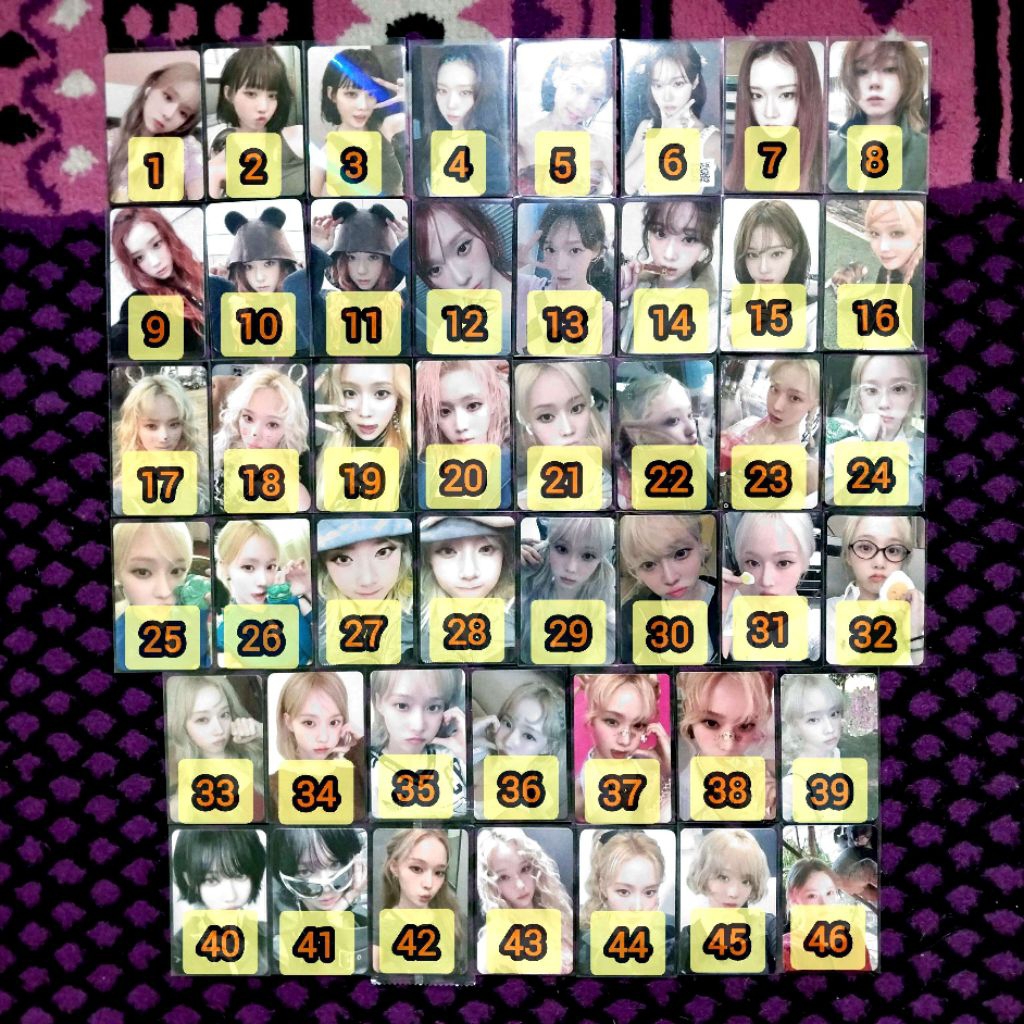 [READY STOCK] Official Photocard PC Aespa Winter Girls My World Drama POTD Armageddon Whiplash