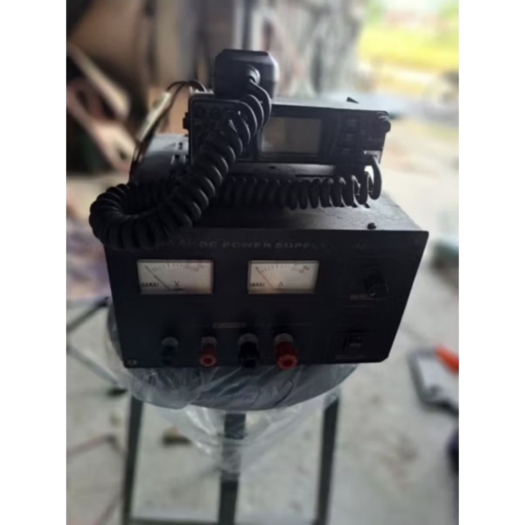 Radio komunikasi Radio rig HT mobile Rig ICOM IC-281H plus PSU DAKAI 30A