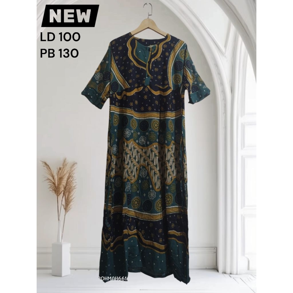 (BARU) DASTER LONGDRESS MAURA RAYON TEBAL PREMIUM LD 100 obral cuci gudang