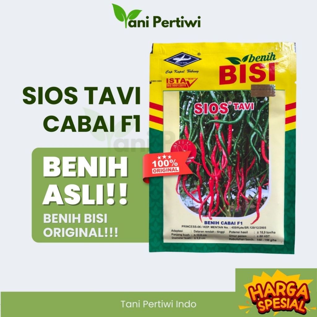 Benih Cabai Sios Tavi F1 Original