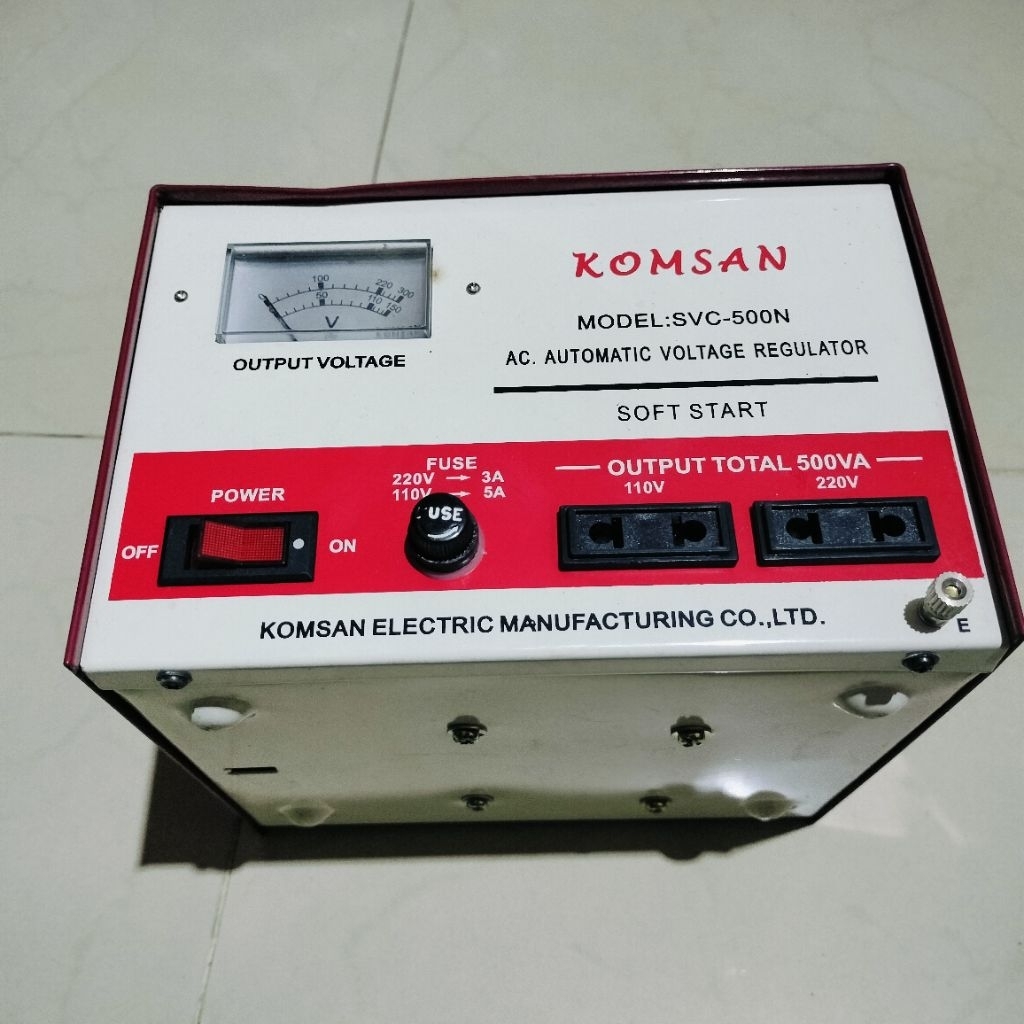 Box atau Casing Bekas Stavolt Stabilizer 500Va