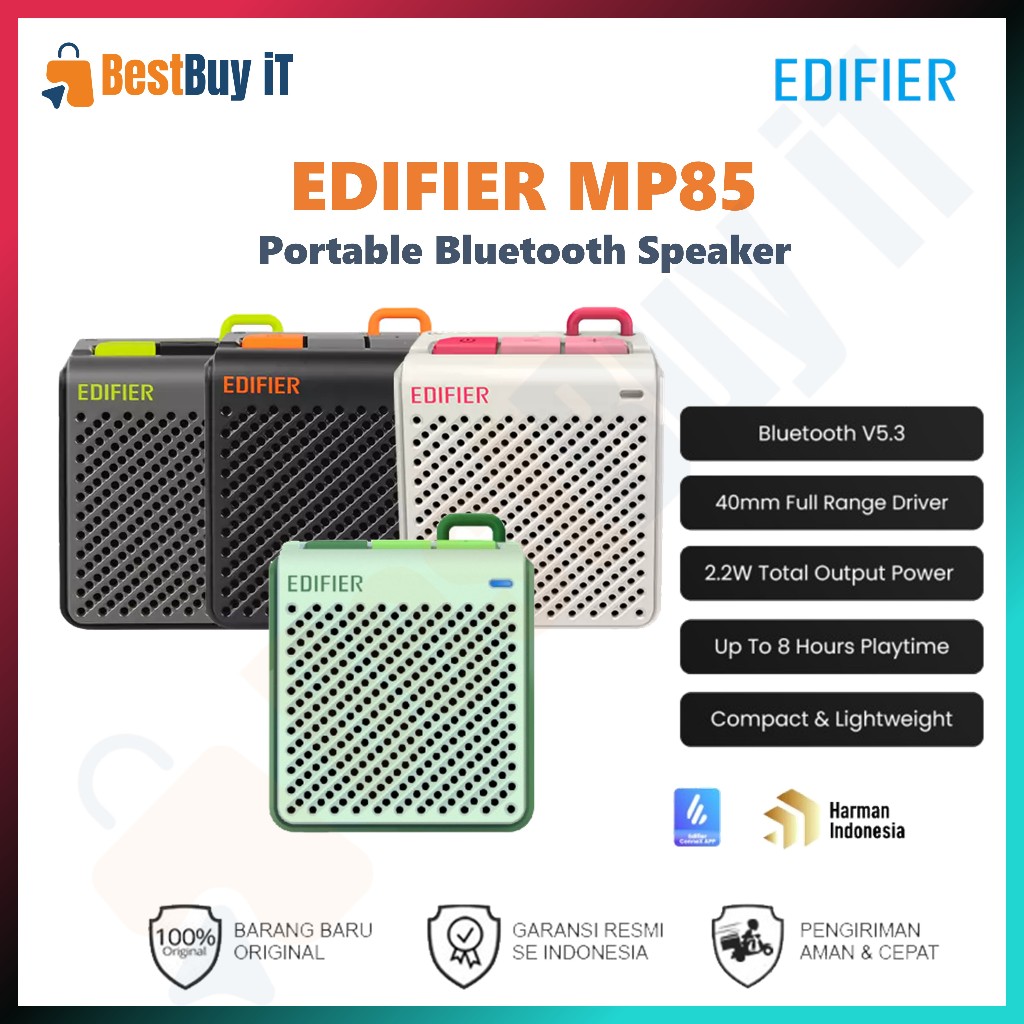 EDIFIER MP85 Portable Bluetooth Speaker