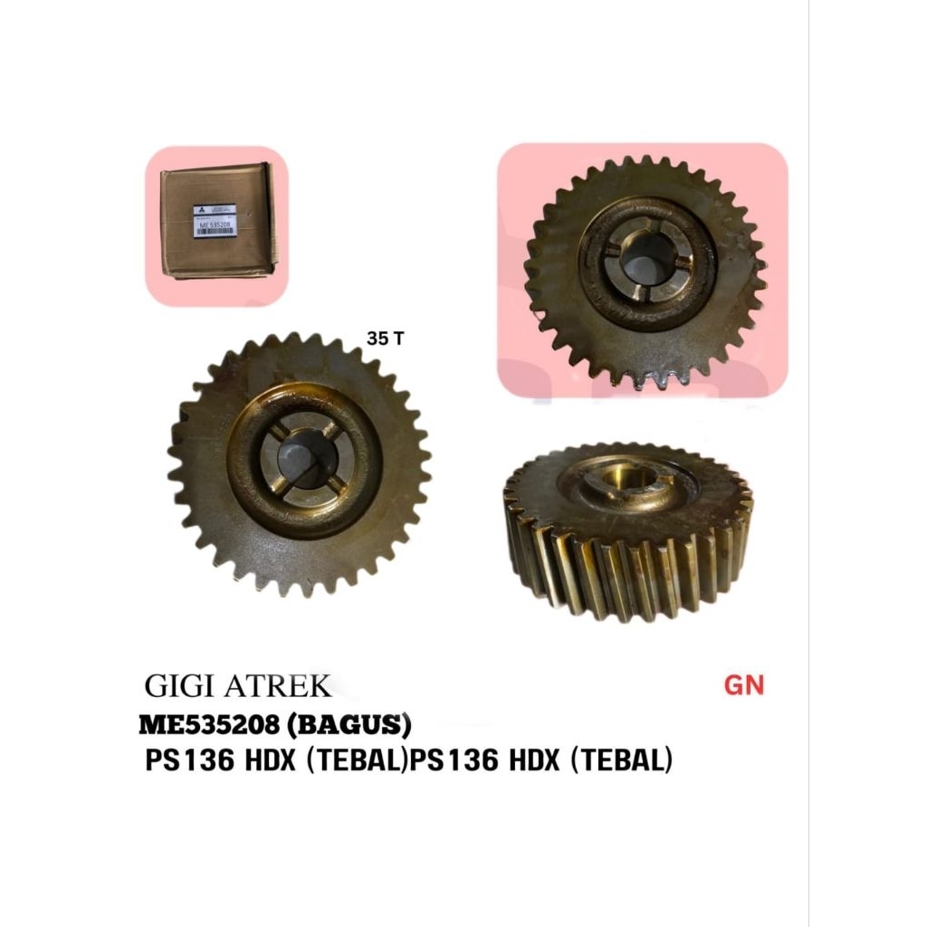 GIGI ATREK PS136 HDX (TEBAL) ME535208 (BAGUS) GN