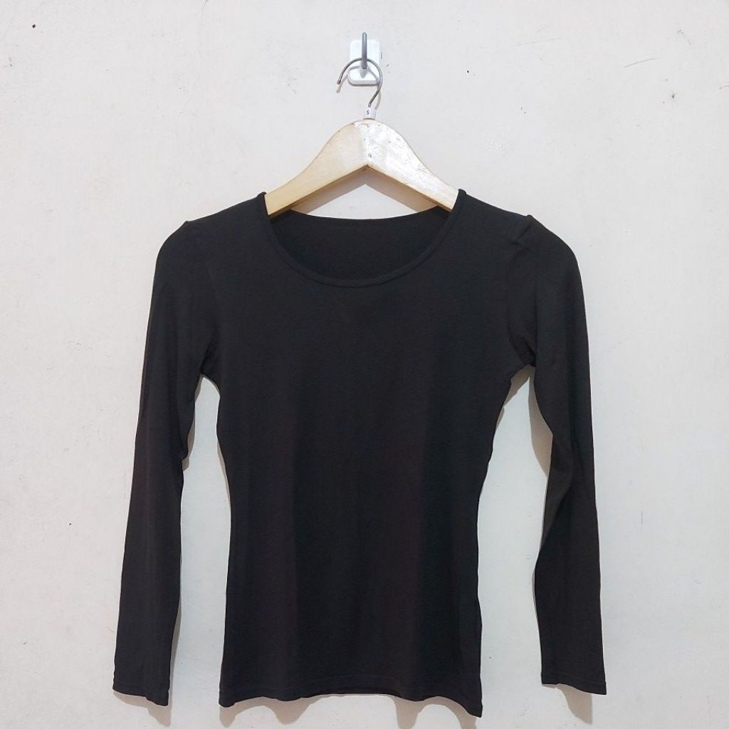 Tshirt Heattech regular crew neck UNIQLO*S