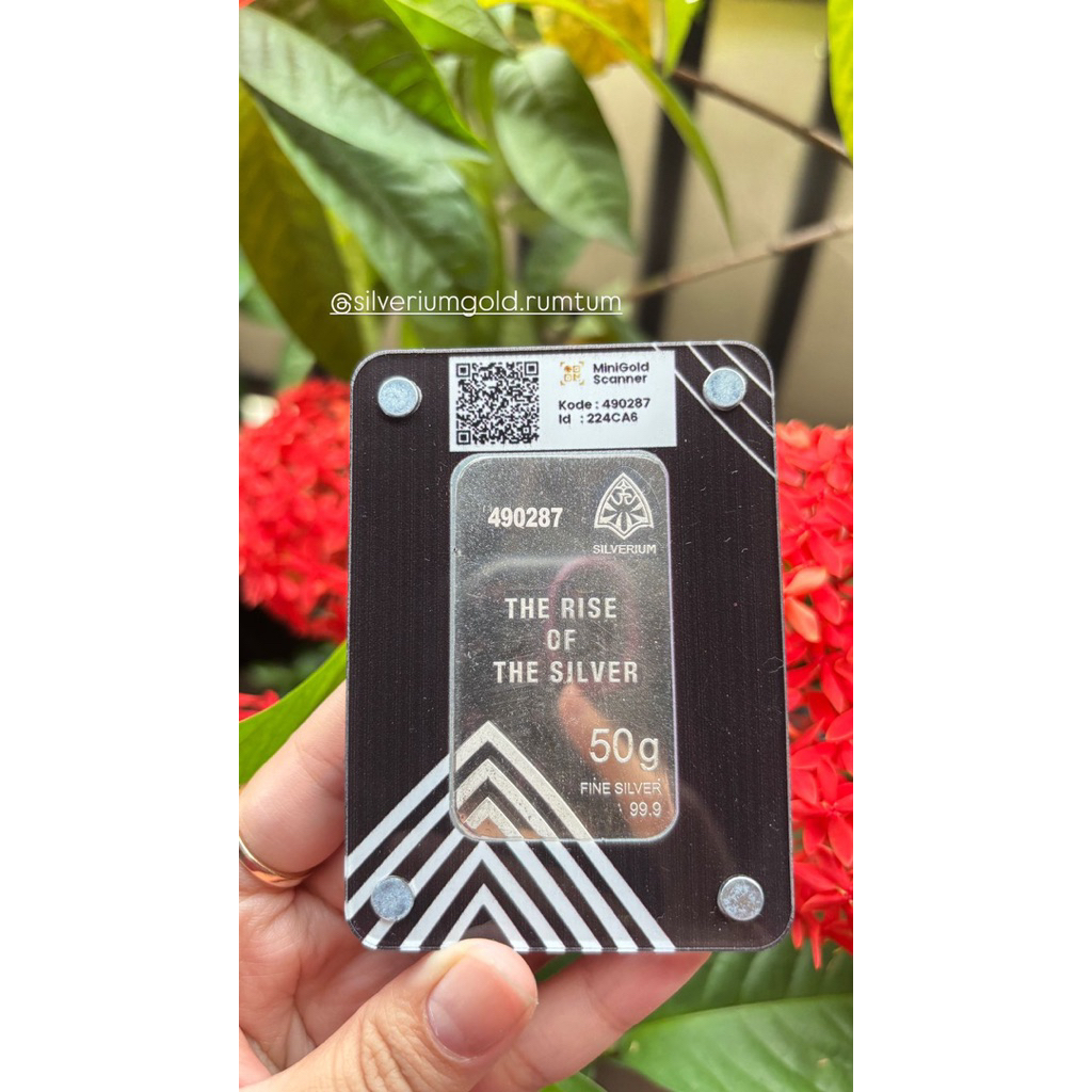 SIlVERIUM 50 GRAM 99,99 SILVER
