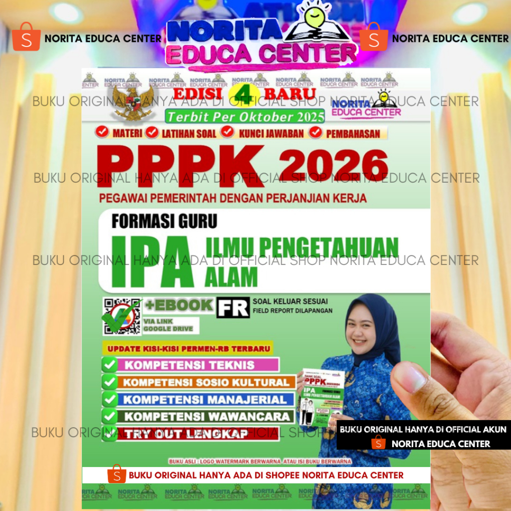 BUKU PPPK FORMASI GURU IPA ILMU PENGETAHUAN ALAM NORITA EDUCA CENTER