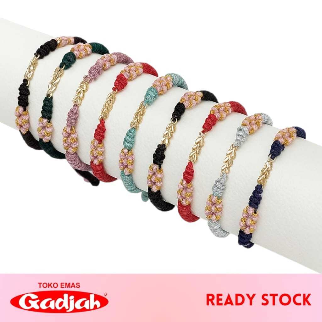 Gelang Emas Kepang Bunga Shimmer -Toko Emas Gadjah