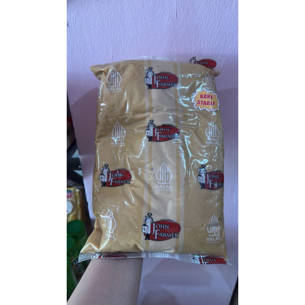 selai kacang john farmer 1kg. selai kacang creamy chuncky kiloan 1kg