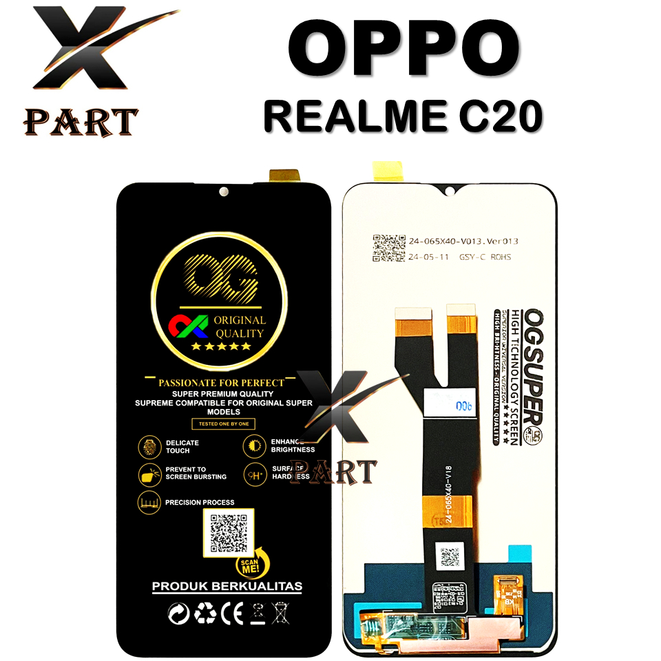 LCD TOUCHSCREEN REALME C20 COMPLETE ORIGINAL FULLSET