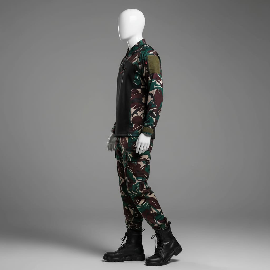 KAOS BDU TACTICAL DRYFIT/KAOS TACTICAL BDU/KAOS LORENG TNI BARU/KAOS JUMBO/KAOS LORENG/COD