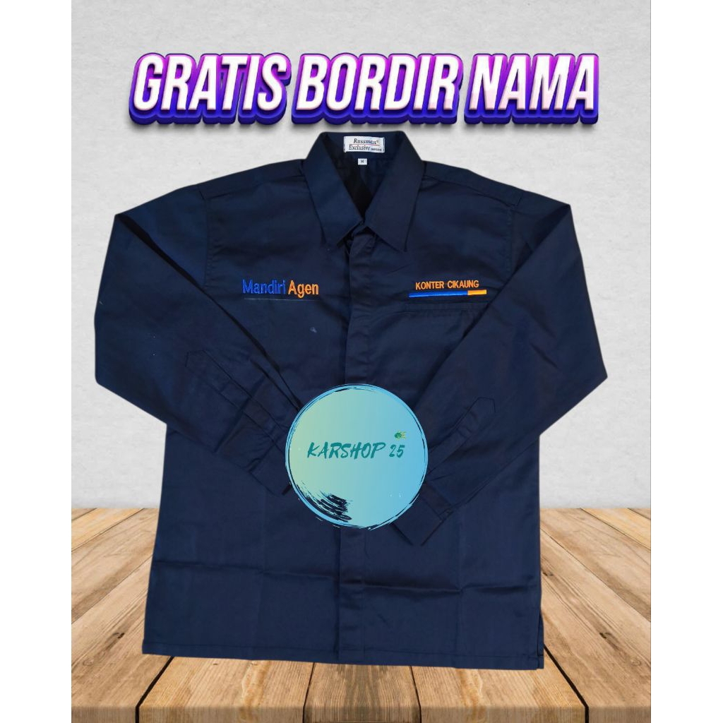 KEMEJA KERJA MANDIRI AGEN SERAGAM MANDIRI AGEN KEMEJA AGEN MANDIRI KEMEJA KERJA AGEN MANDIRI