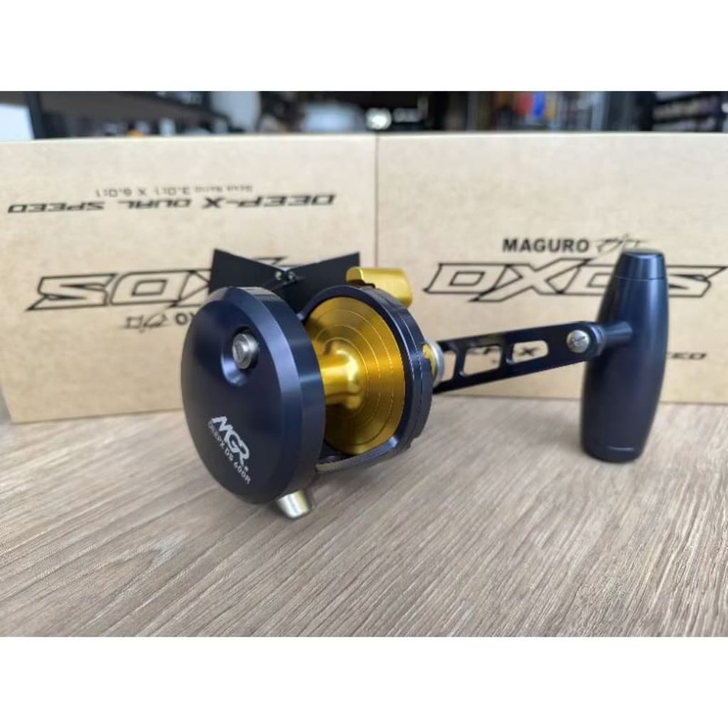 Reel MAGURO DEEP-X DS | OVERHEAD| HANDLE KIRI | HANDLE KANAN