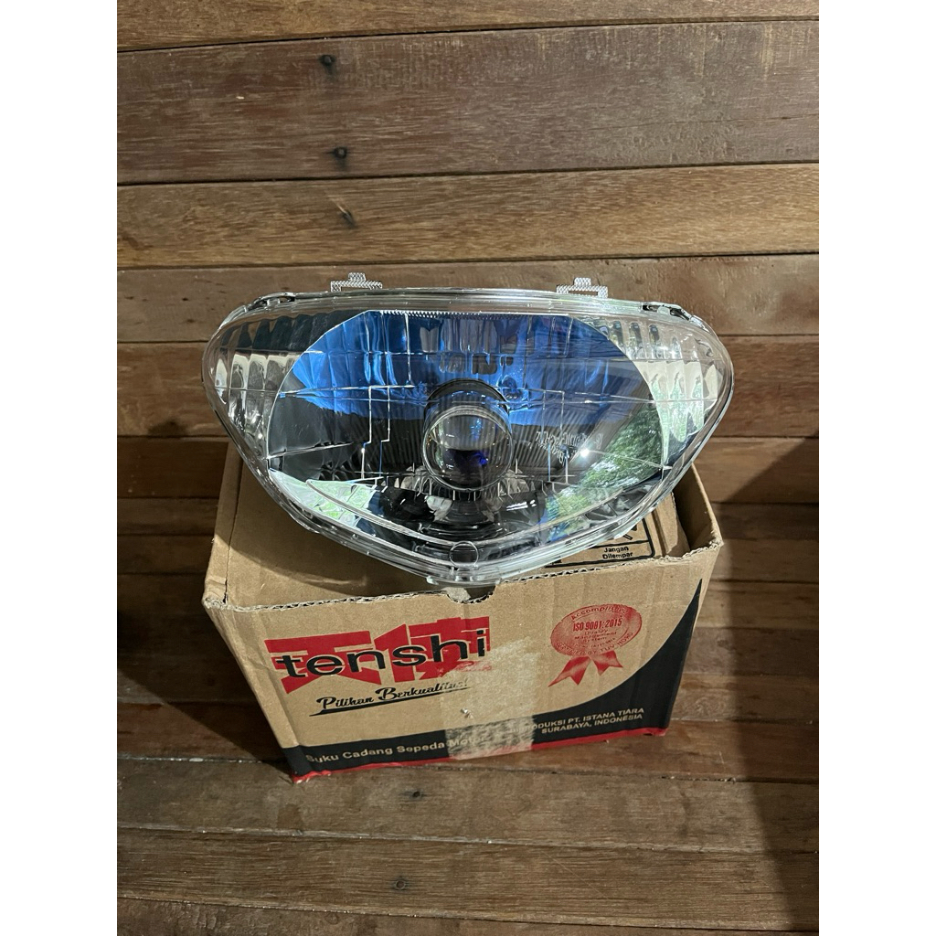 Lampu depan mio sporty modif pnp bohlam soket H4