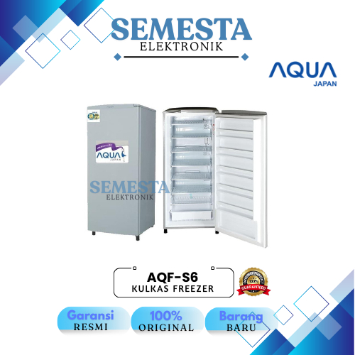AQUA AQF S6 Kulkas Freezer 6 rak AQF-S6 Kulkas Freezer es batu asi
