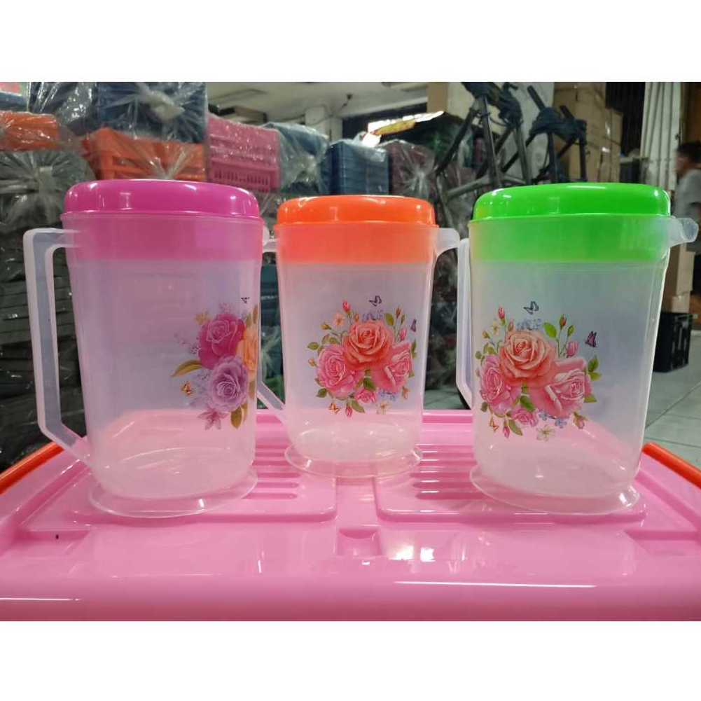 Eskan Jumbo Printing 3.8 Liter - Teko Ceret Air Plastik Jumbo Transparan 3.8 lt ltr Bening Jug Jar