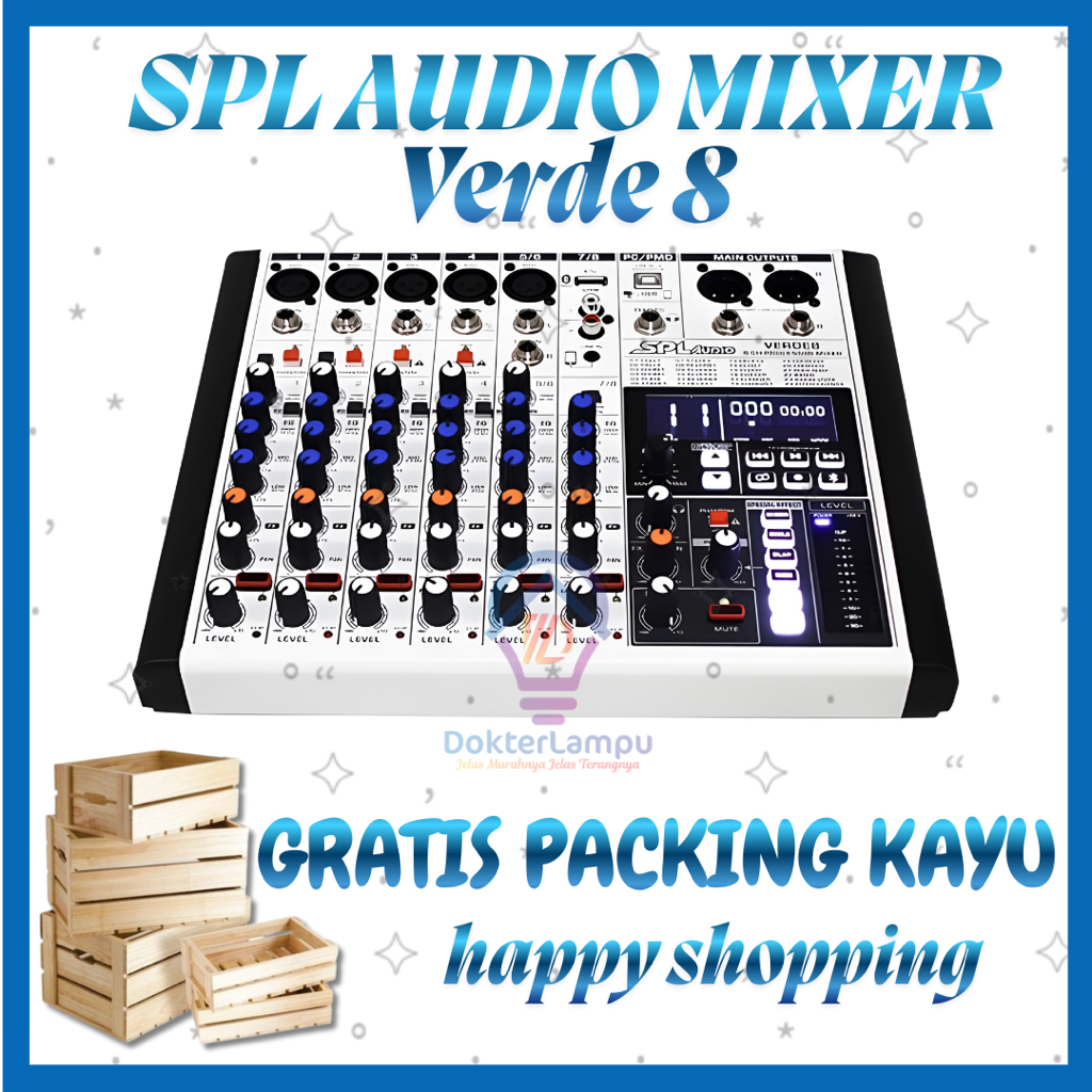 Mixer 8 Channel SPL Audio tipe Verde 8