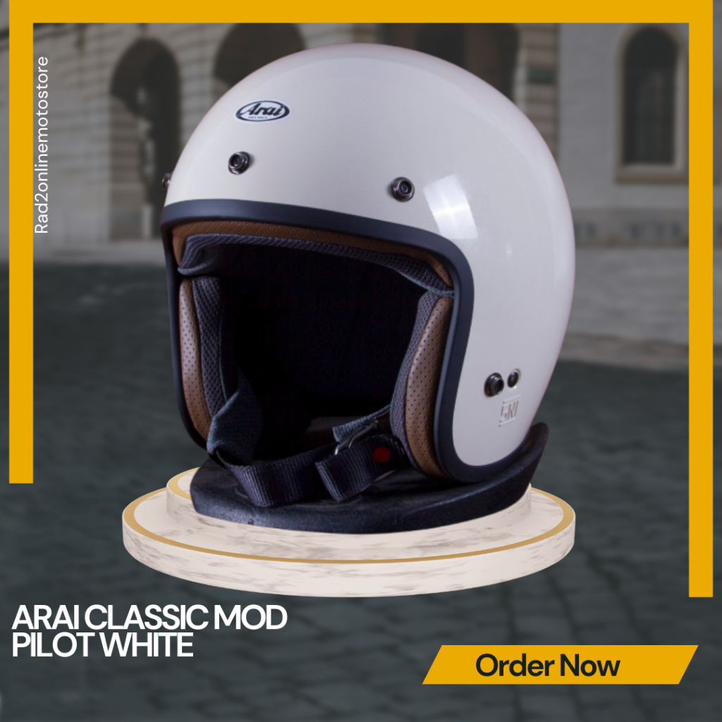 ARAI CLASSIC MOD PILOT WHITE
