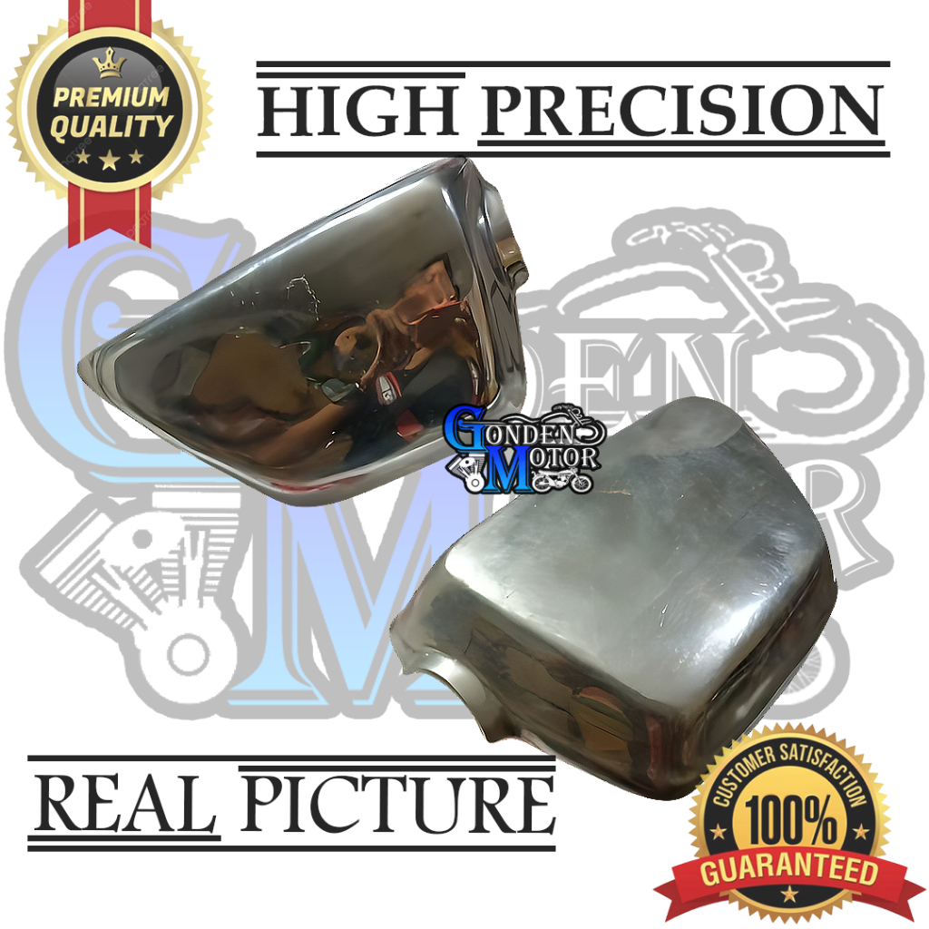 Box Aki CB 200 Almunium Tutup Bok Aki CB200 Bahan Aluminum